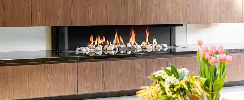 Outdoor Modern Fireplace Renovation Services in Laval, QC