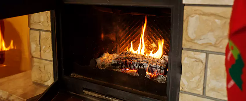 Commercial Prefabricated Fireplace Replacement in Laval, Quebec