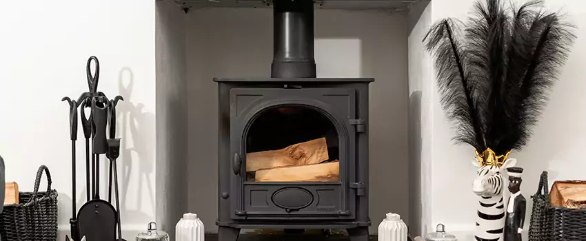Thelin Hearth Products Providence Pellet Insert Fireplace Installation in Laval, QC