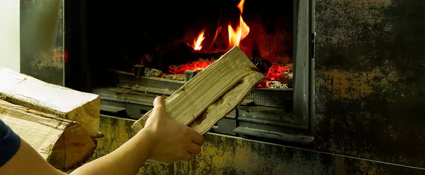 Wood Stove Heat Resistant Wall Repair in Laval, Quebec