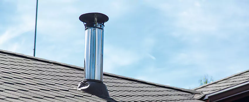 Outdoor Metal Chimney Installation in Laval, Quebec