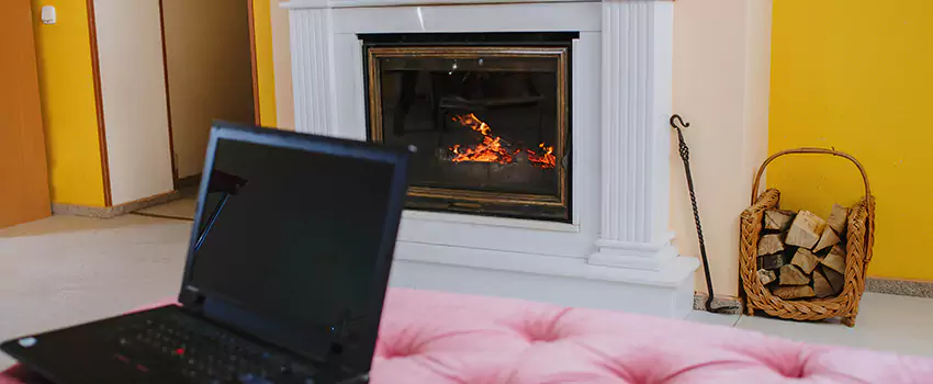 Valor Outdoor Gas Fireplace in Laval, Quebec